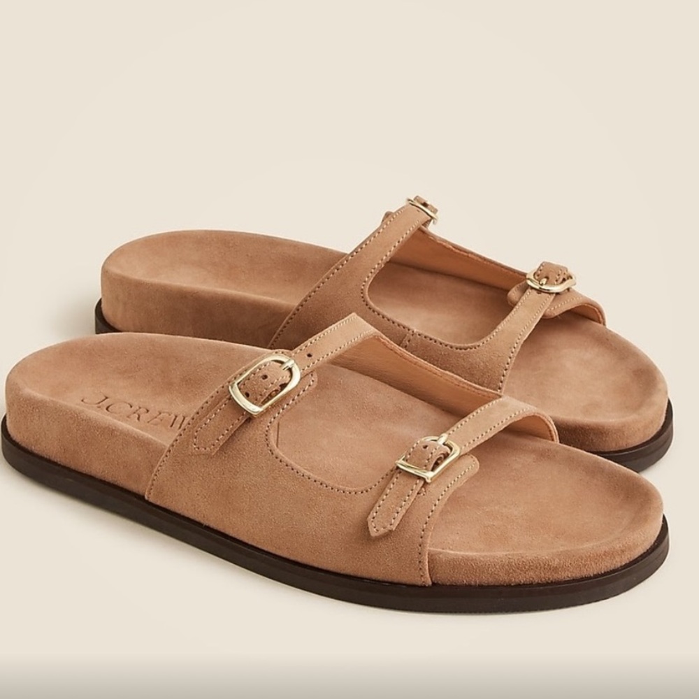 J.Crew Colbie Sandals Suede Size 8.5